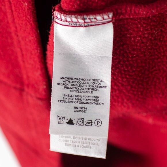 Columbia FSU Small Fleece Jacket Florida State Seminoles Red Full Zip - Picture 6 of 9